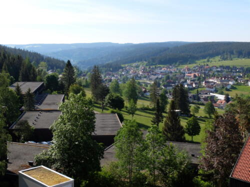 Blick vom Balkon