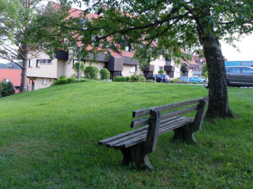 Rückseite des Hauses