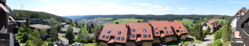 Rundumblick vom Balkon