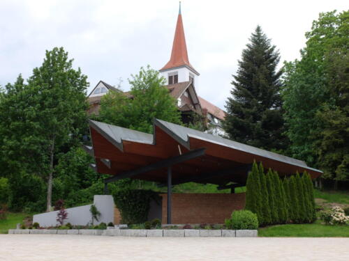 Blick aus dem Kurpark